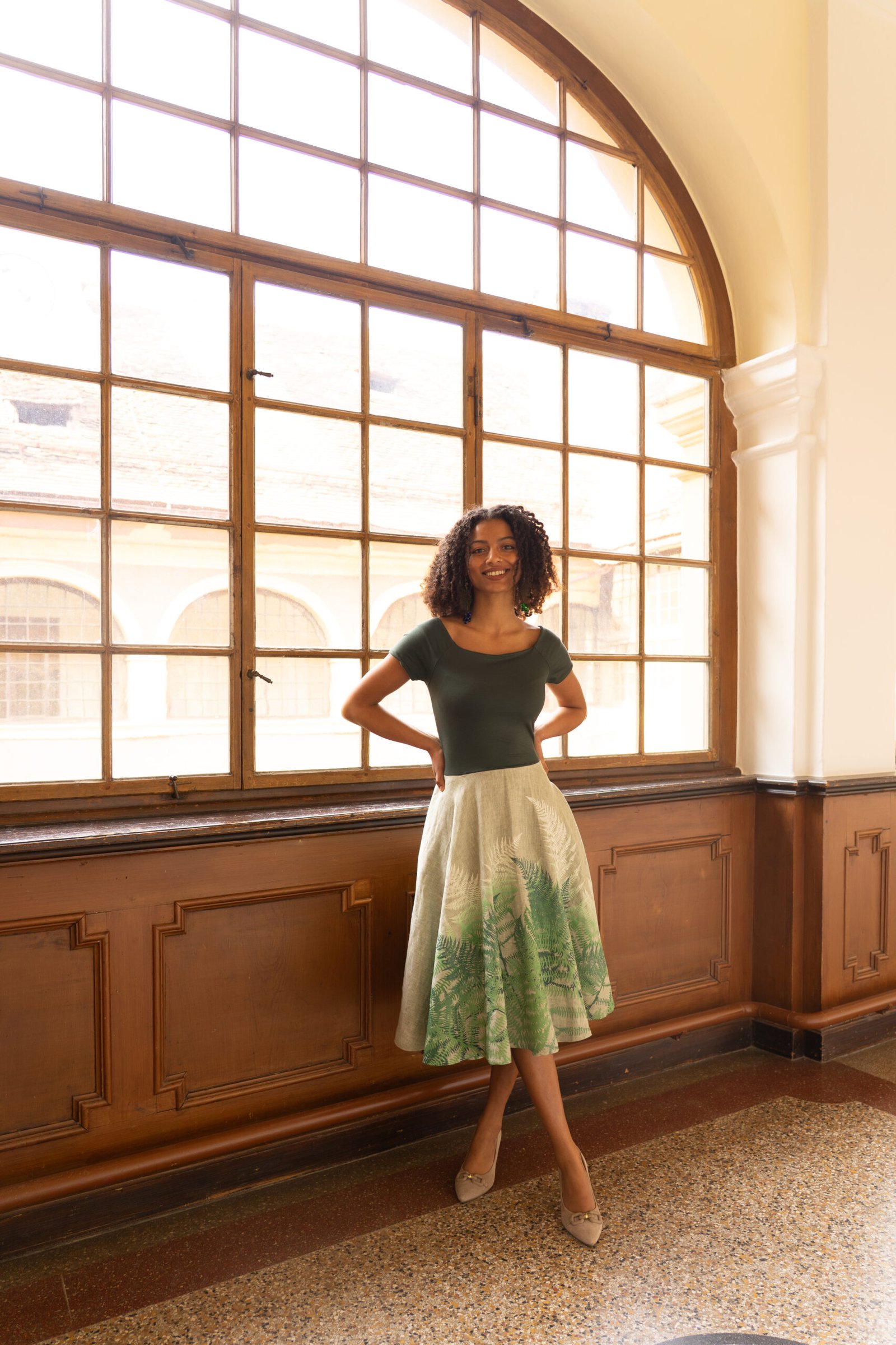 Belted Midi Dress
